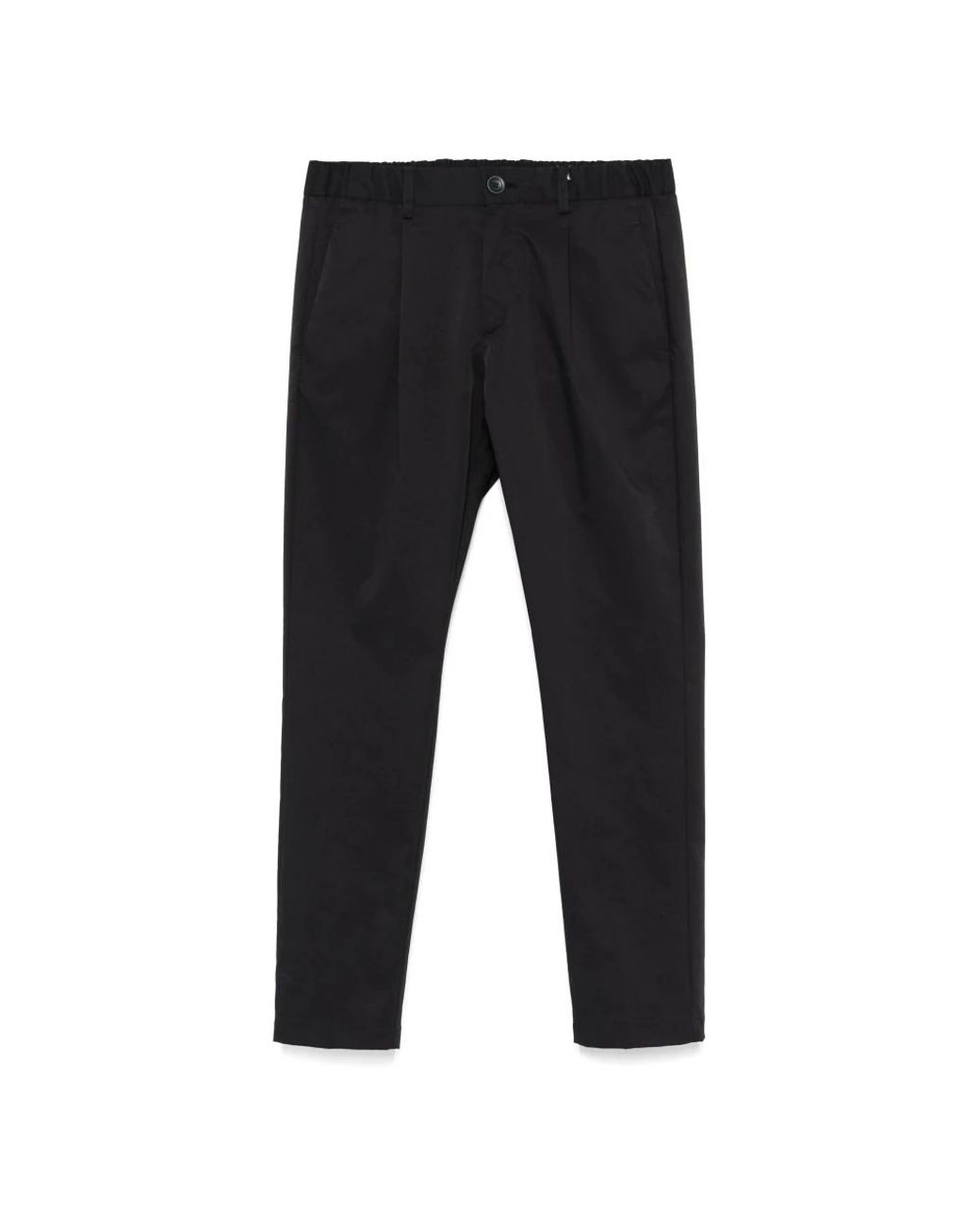 Herno Logo-Plaque Tapered Broek in het Black voor heren