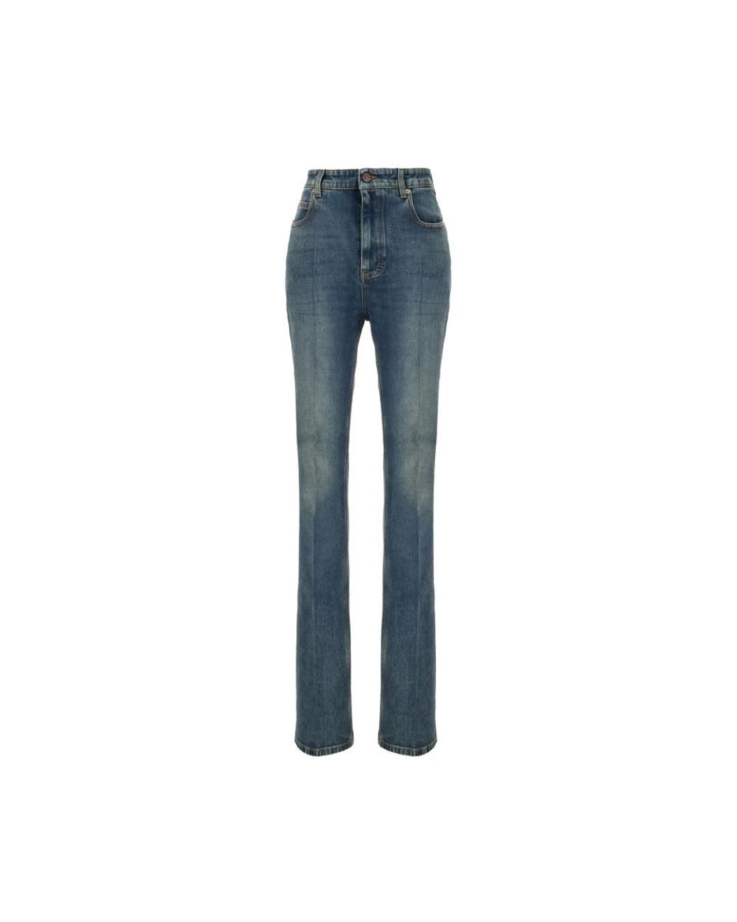 Balenciaga Blue Straight Fit Jeans