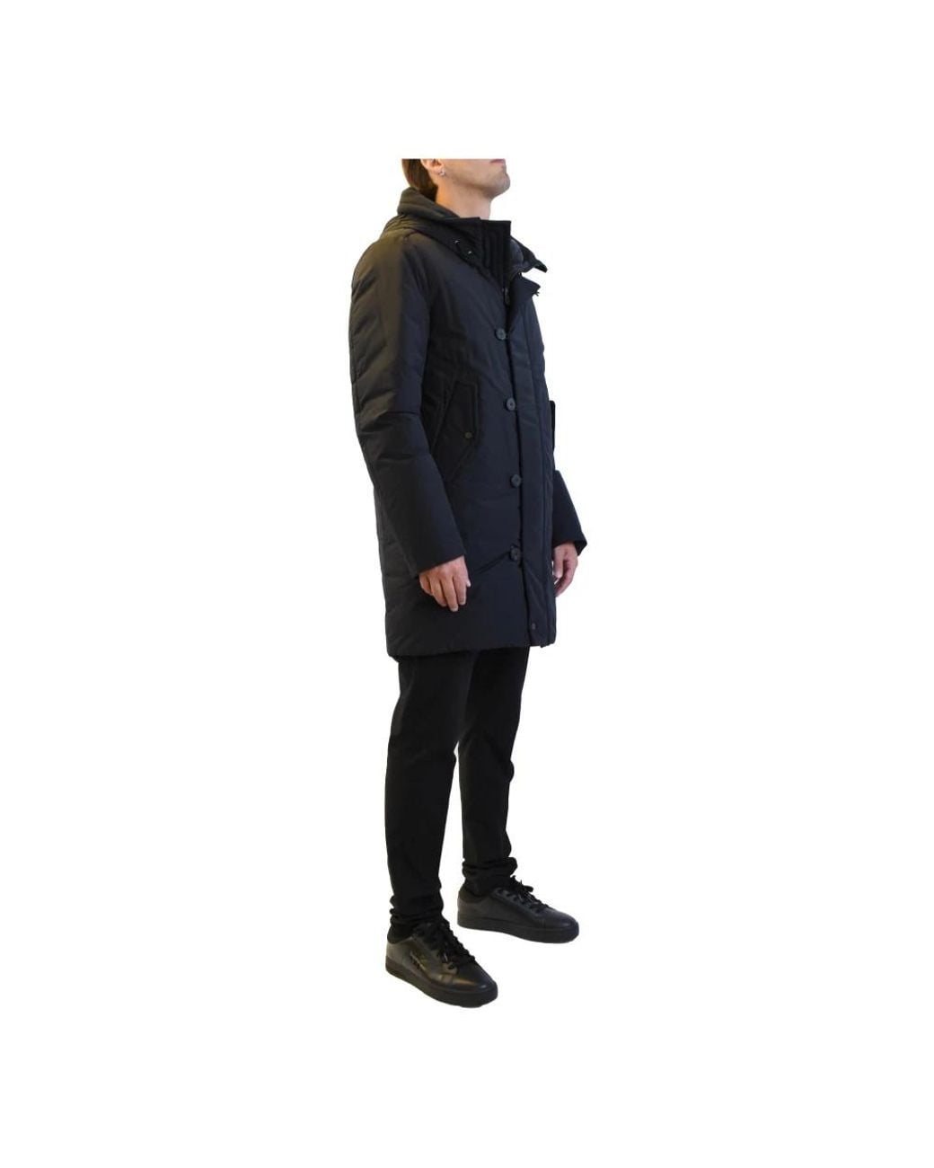 Peuterey Black Parkas for men