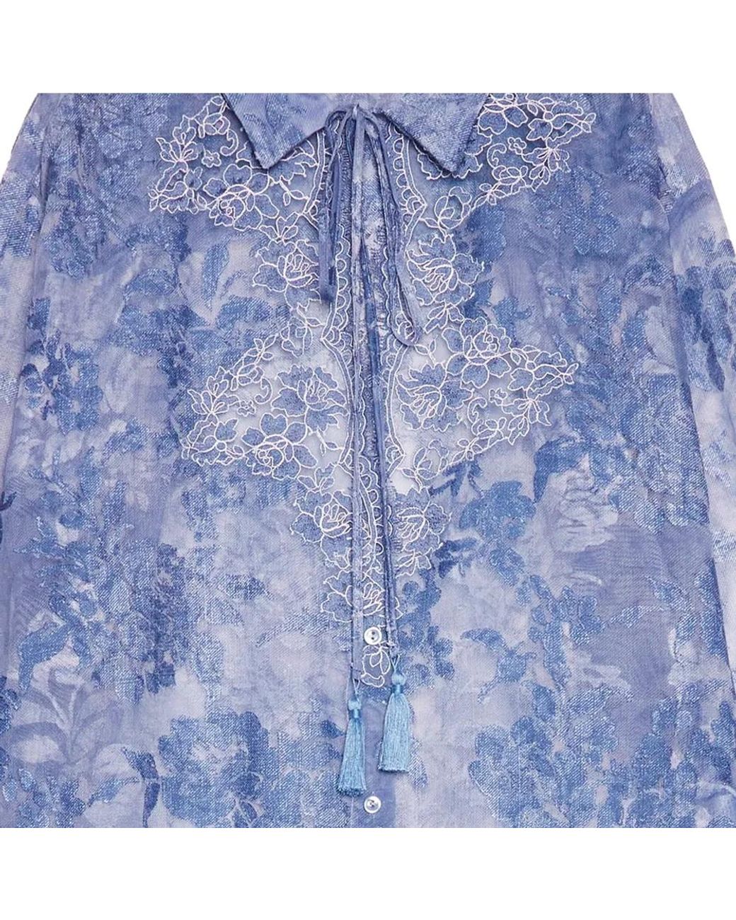 Ermanno Scervino Blue Shirts