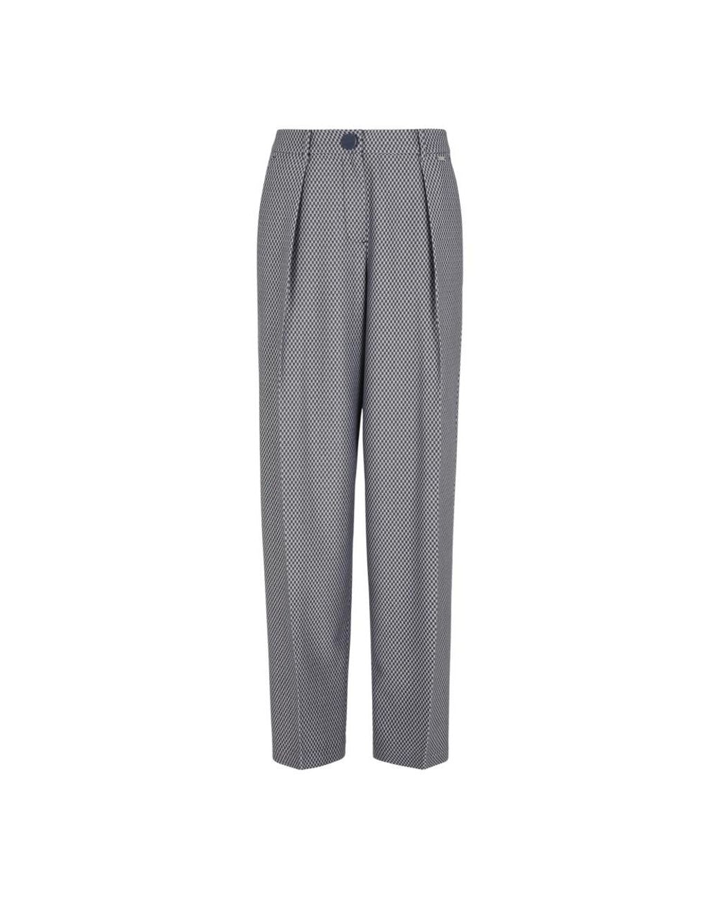 ARMANI EXCHANGE Gray Tapered Trousers