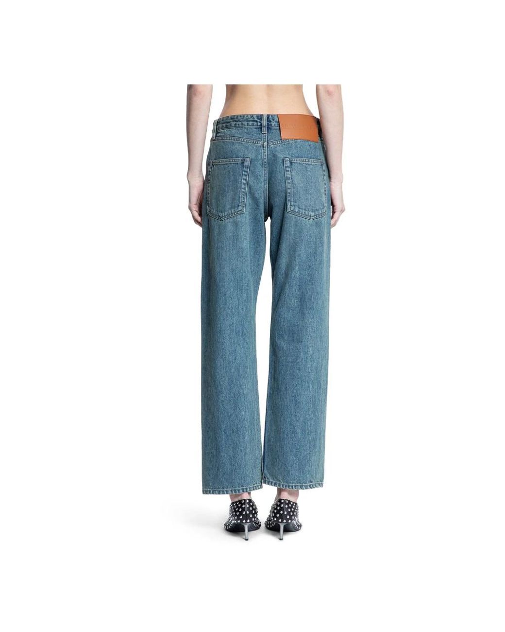 Jil Sander Blue Straight Fit Jeans