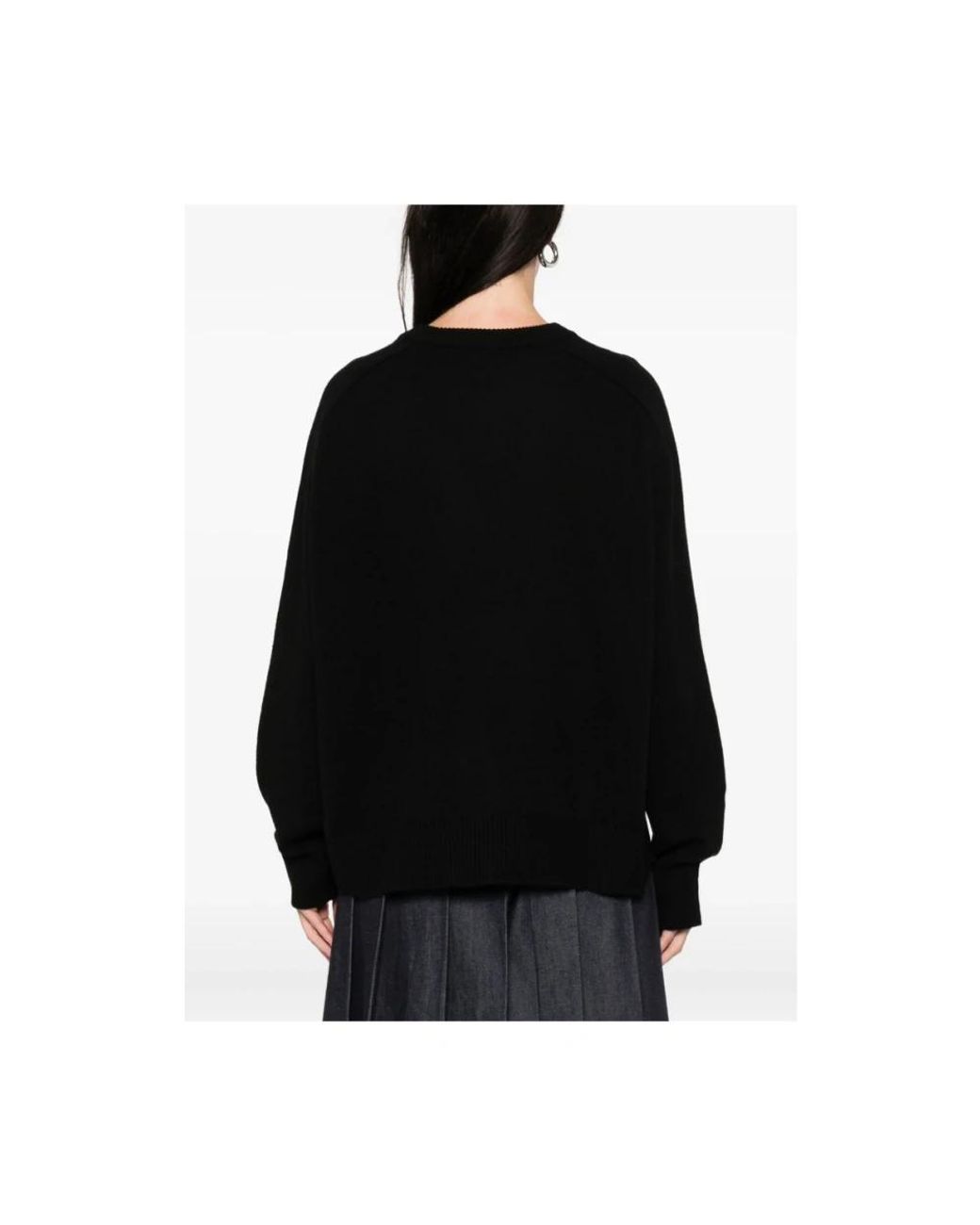 Soft Goat Black Cashmere Knitwear