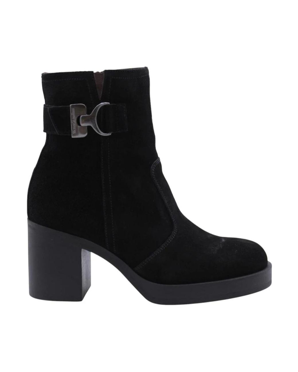 Nero Giardini Black Heeled Boots