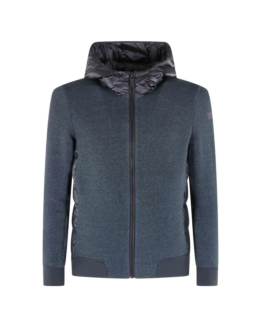 Rrd Jassen ,Grijs ,Katoen Ha Duck Hood Zip Soft Jkt in het Blue voor heren