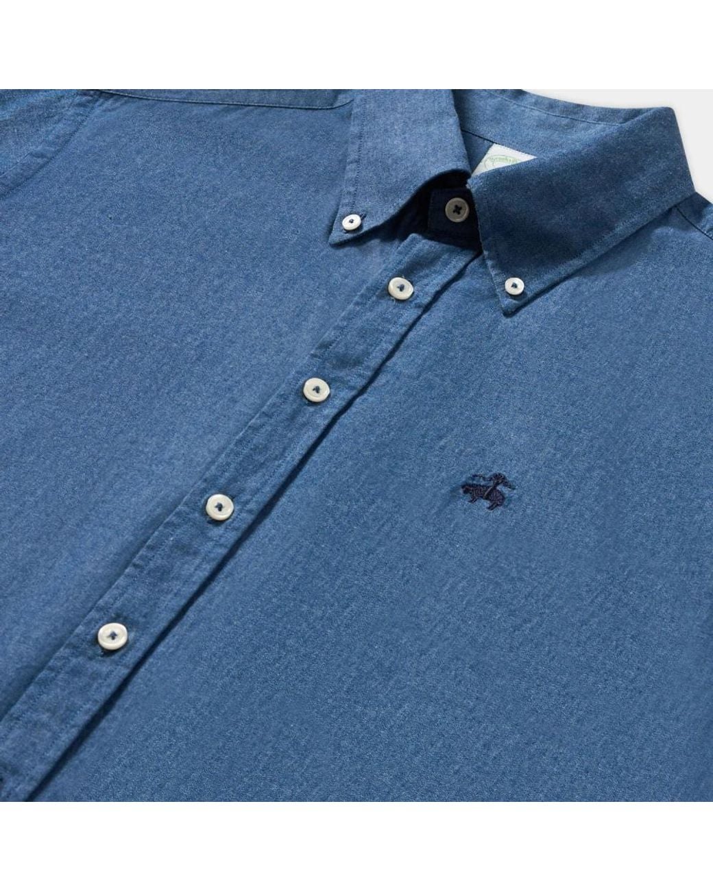 Brooks Brothers Blue Denim Shirts for men