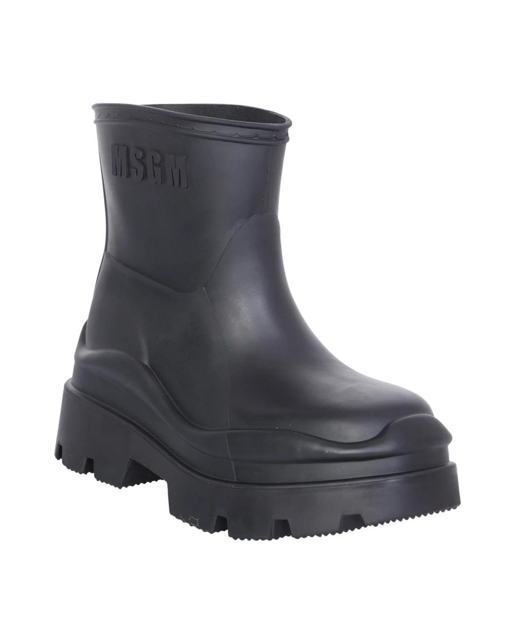 MSGM Gray Wellies