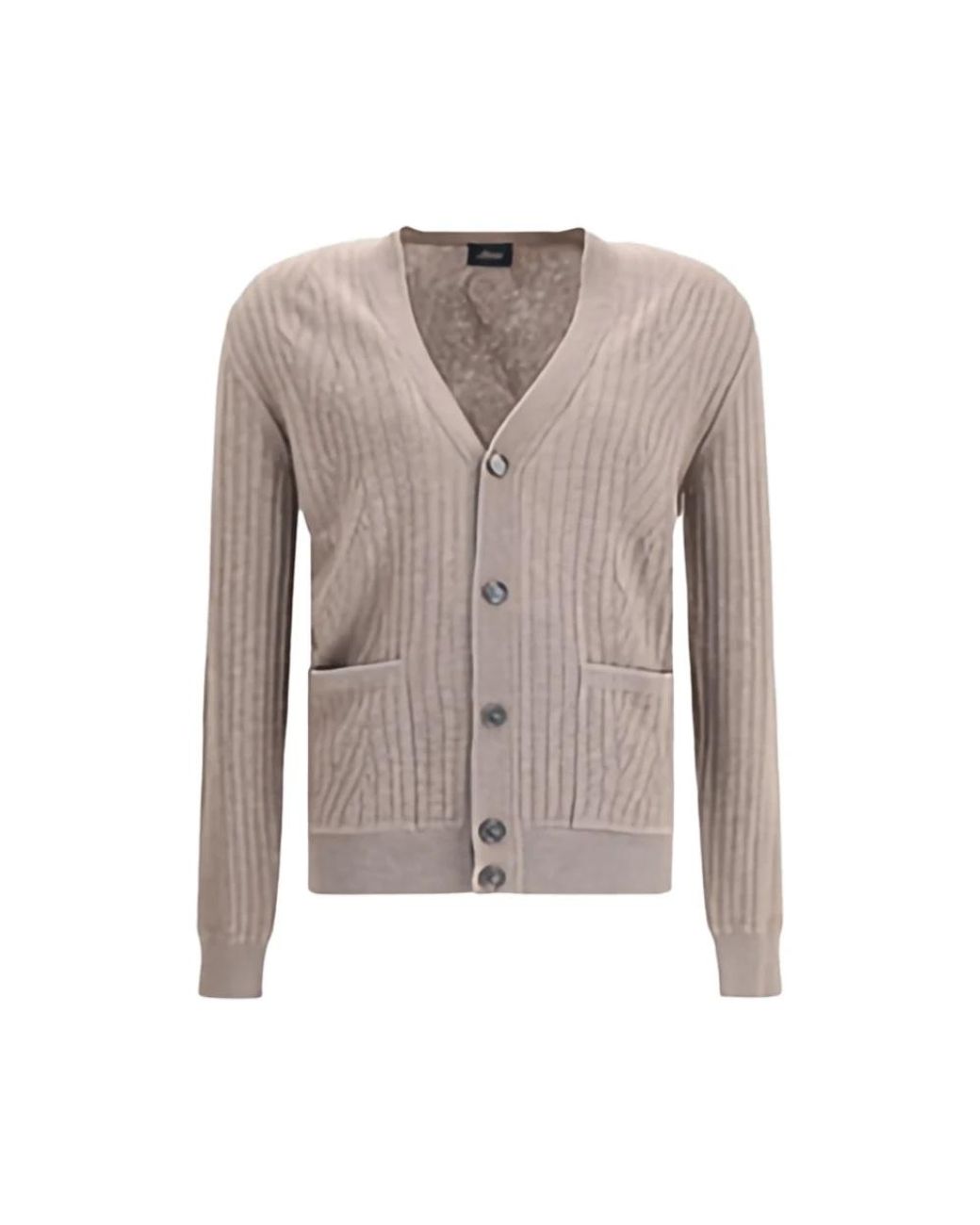 Brioni Gray Cashmere Knitwear for men