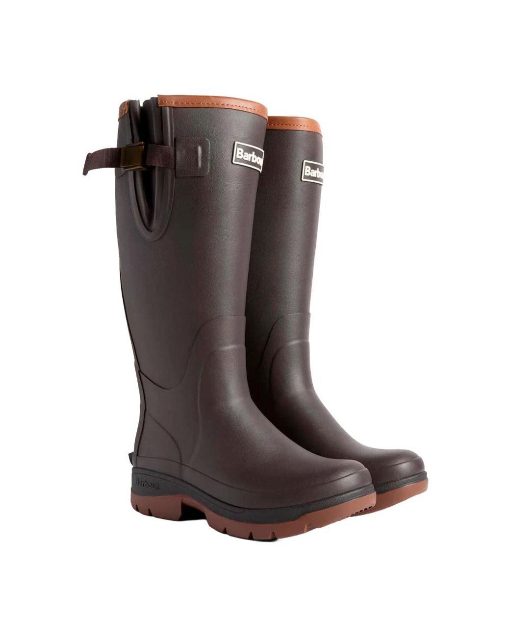 Barbour Brown Tempest Wellingtons