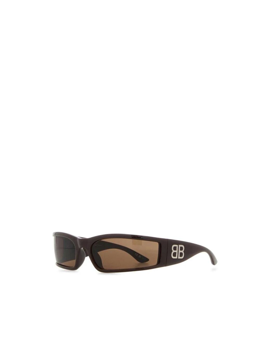 Balenciaga Brown Sunset Rectangle Sonnenbrille