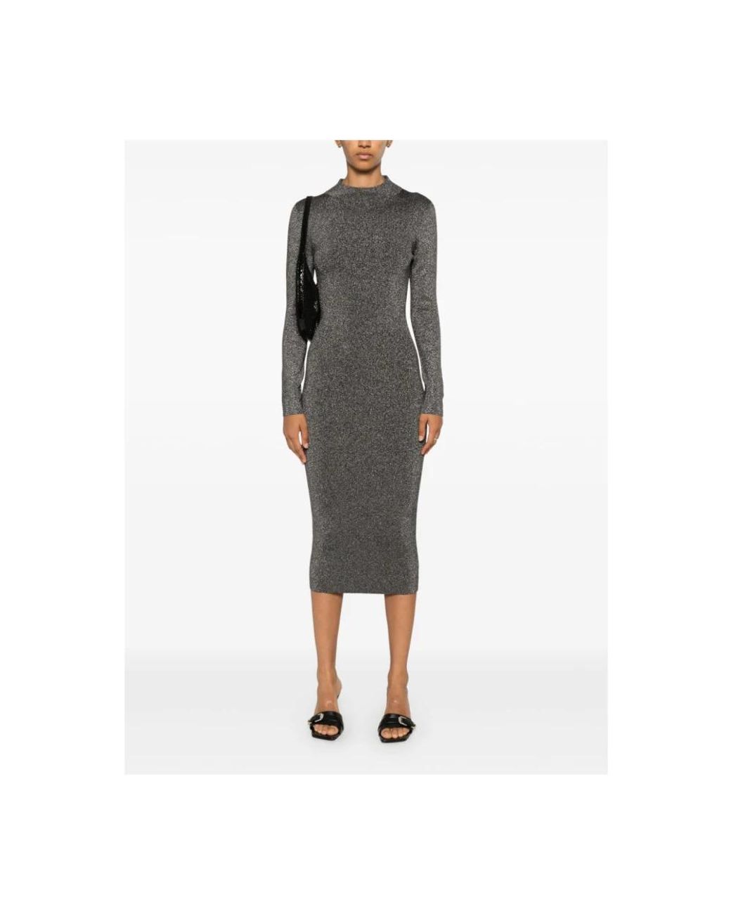 Michael Kors Gray Knitted Dresses
