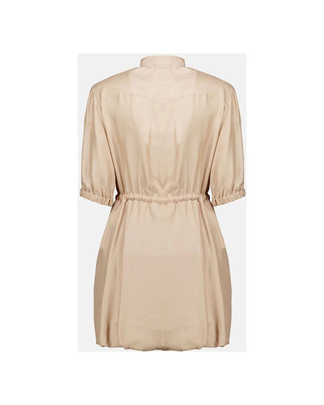 Moncler Natural Shirt Dresses