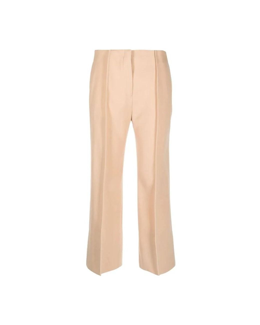 Jil Sander Natural Wide Trousers