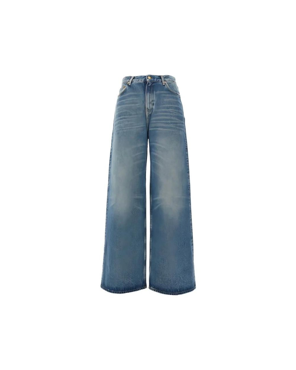 Golden Goose Deluxe Brand Blue Wide Jeans