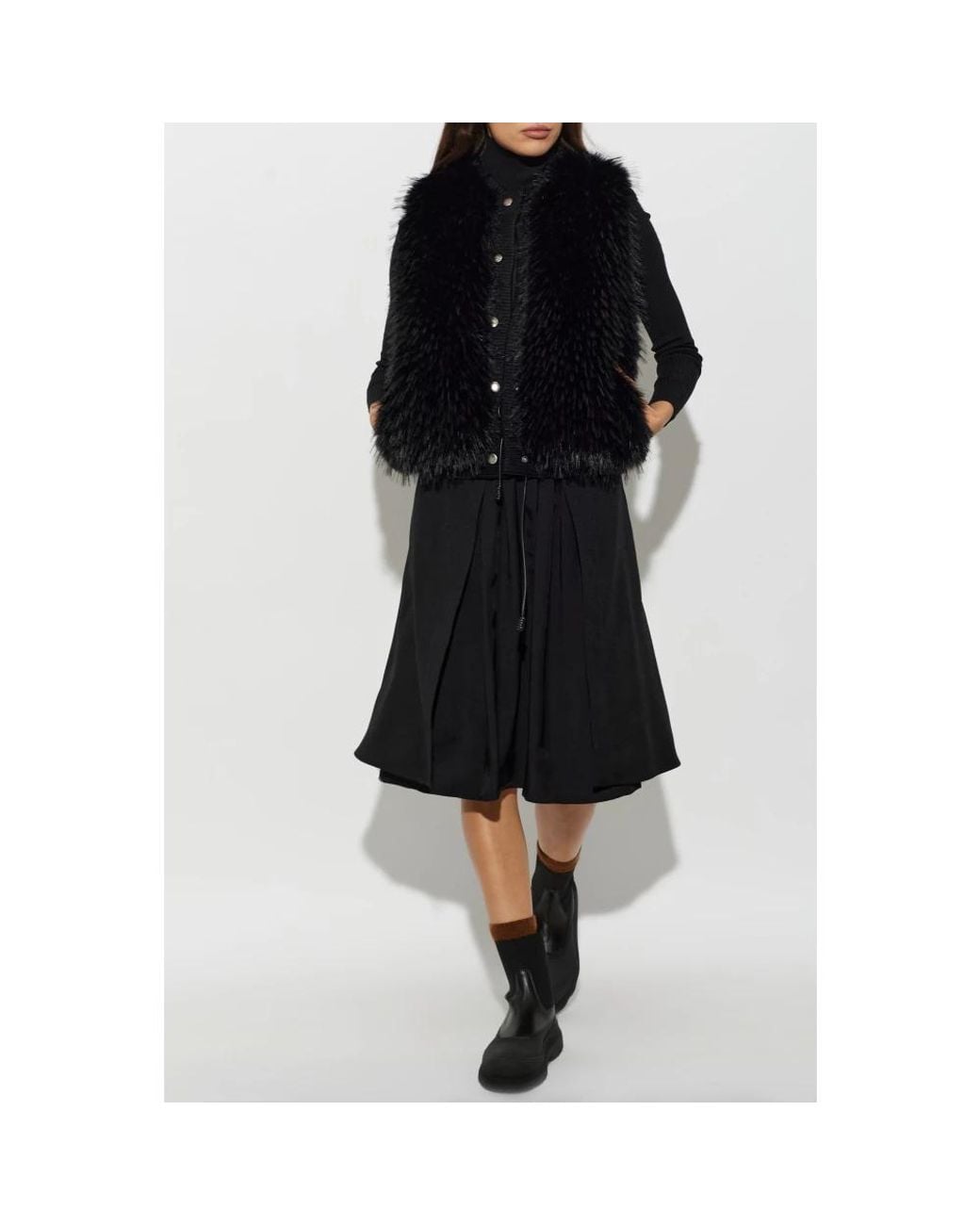 Vests Moncler de color Black
