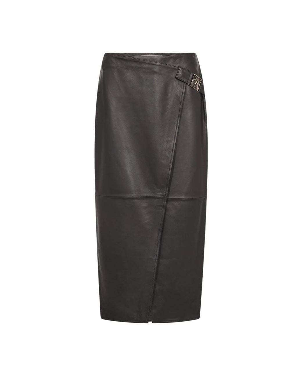 Mos Mosh Gray Leather Skirts