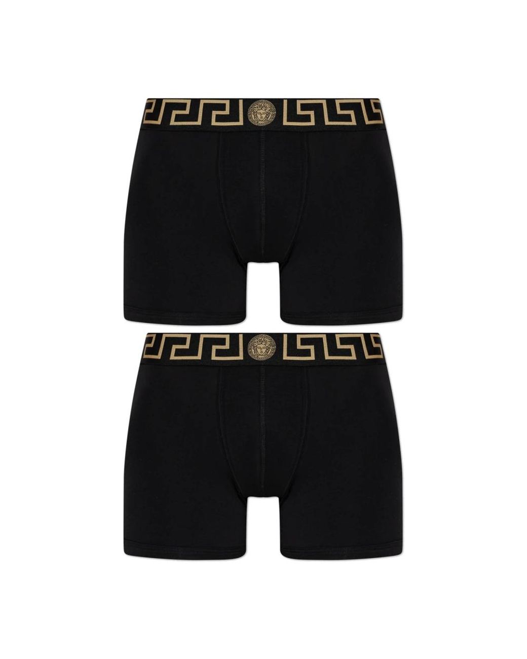 Versace Greca Border Boxers in Black für Herren