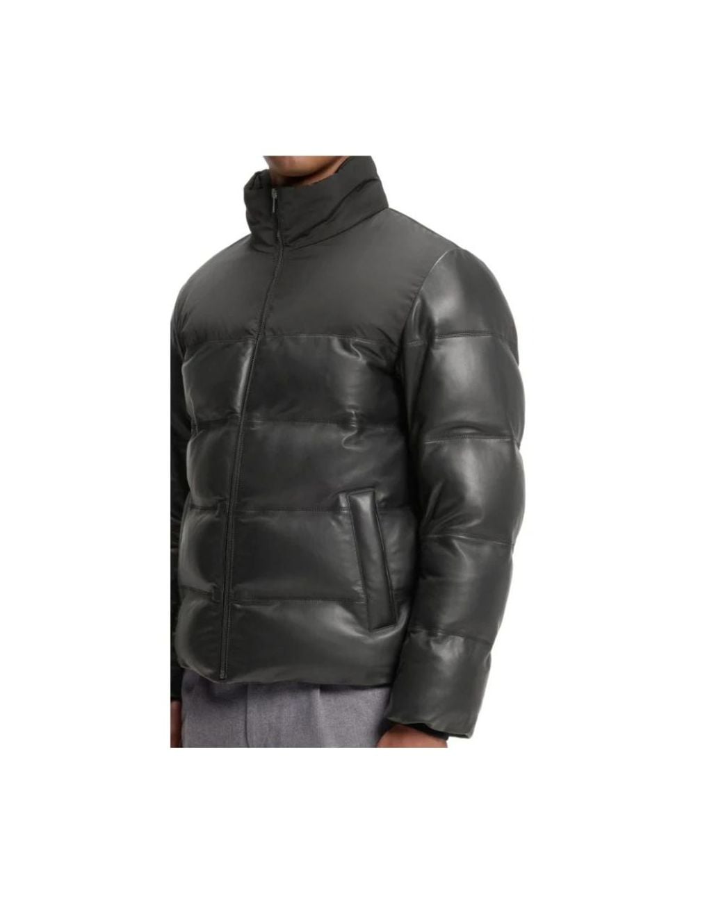Winter Jackets Boss de hombre de color Black