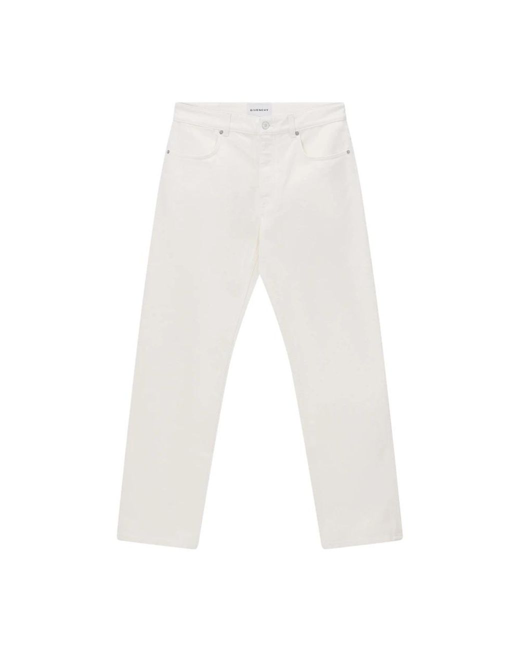 Givenchy White Straight Fit Jeans for men