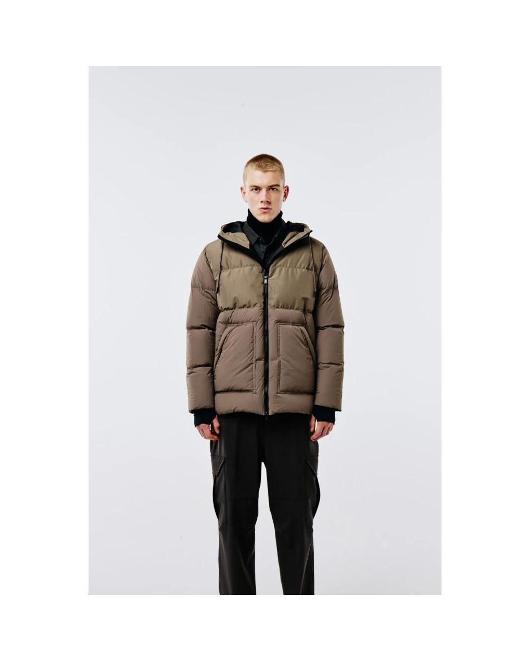 AFTER LABEL Brown Winter Jackets for men