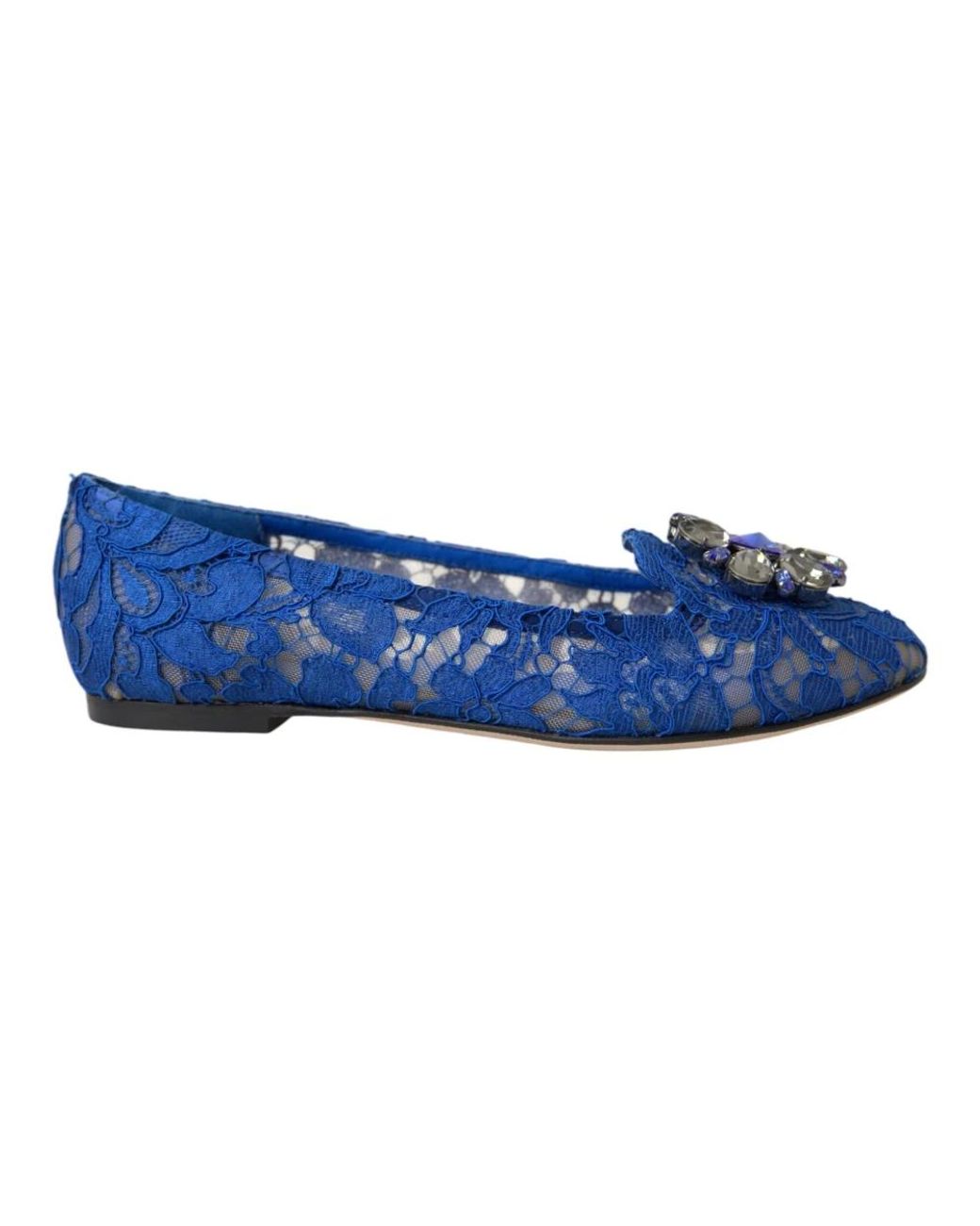 Dolce & Gabbana Blue Ballerina Shoes