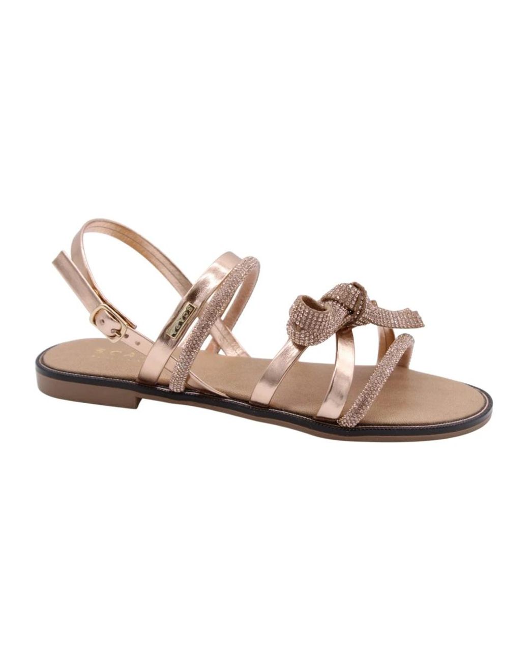 Scapa Brown Flat Sandals