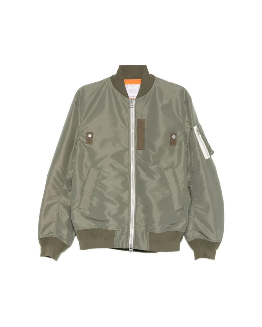 Sacai Green Bomber Jackets for men