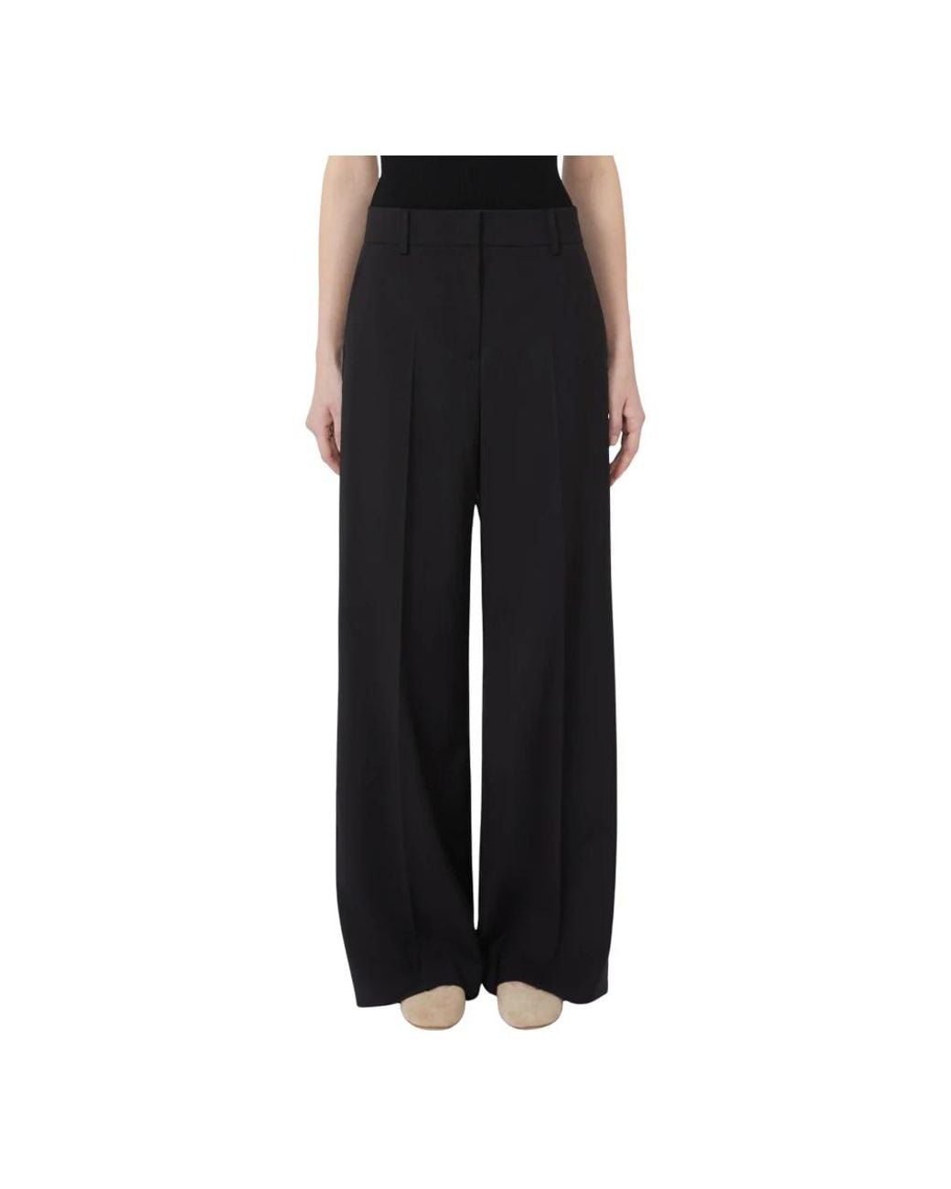 Weekend by Maxmara Black Wide Trousers