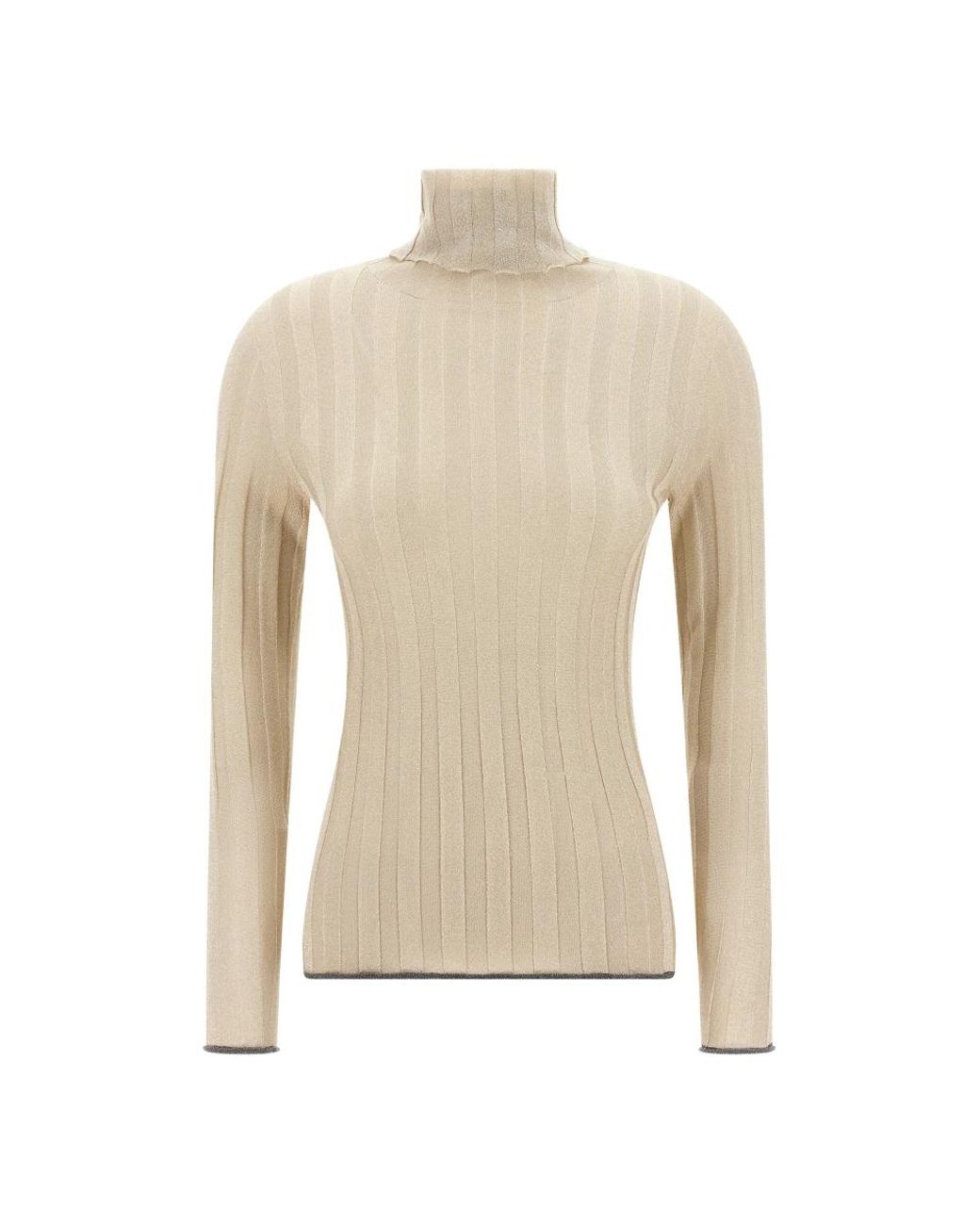 Fabiana Filippi Natural Turtlenecks