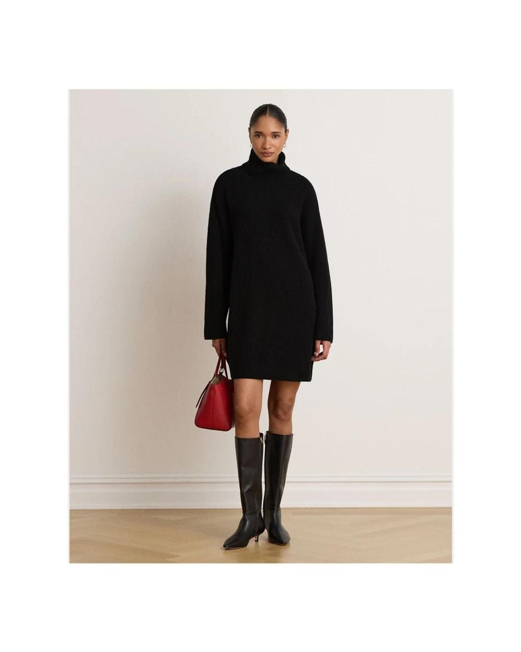 Ralph Lauren Black Knitted Dresses