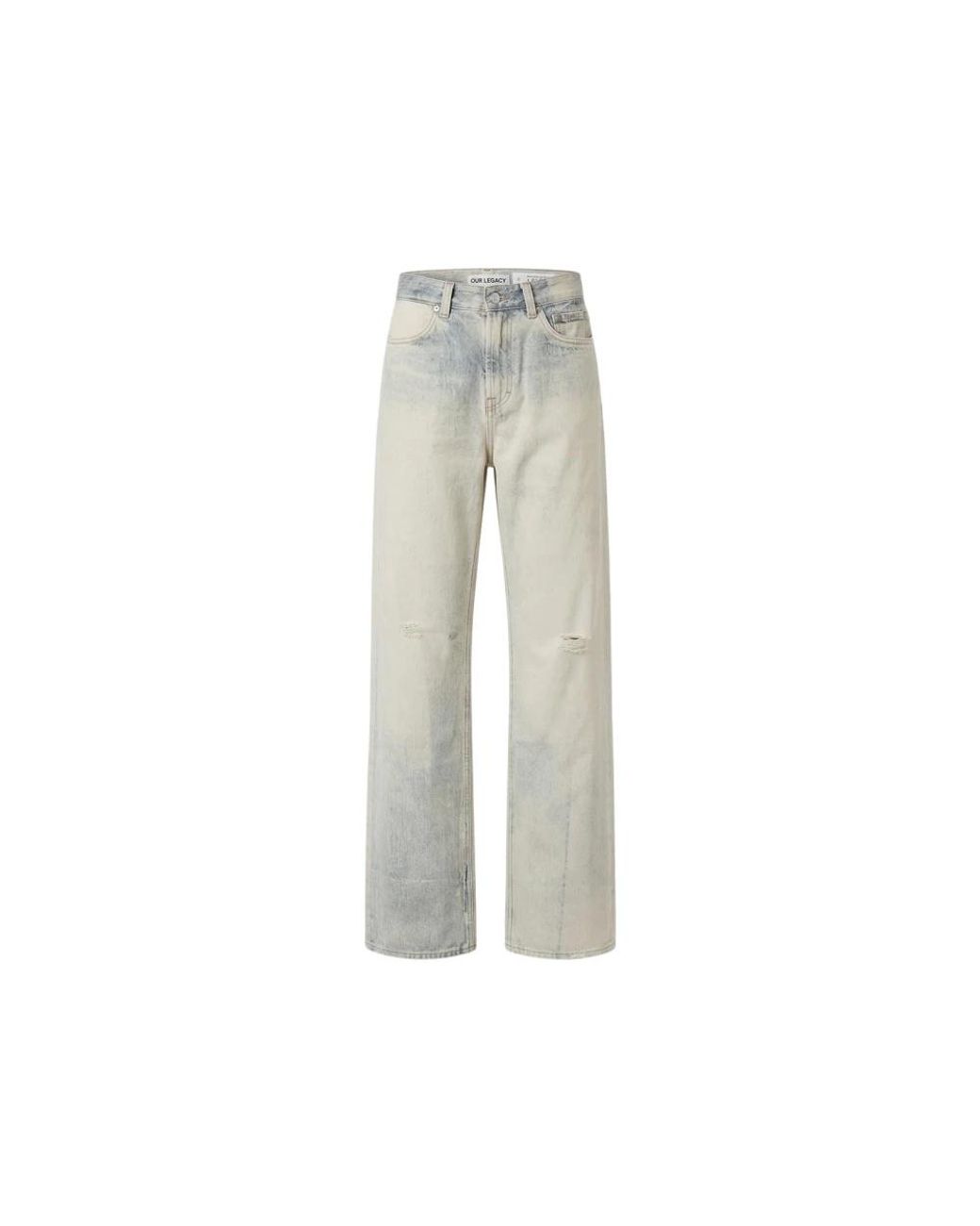 Our Legacy Gray Straight Jeans