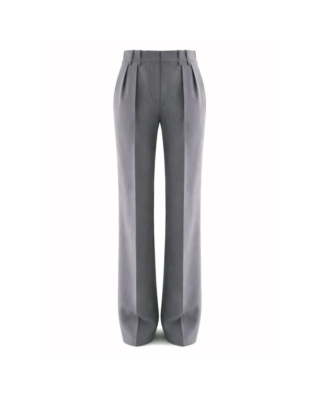 Jil Sander Gray Wide Trousers