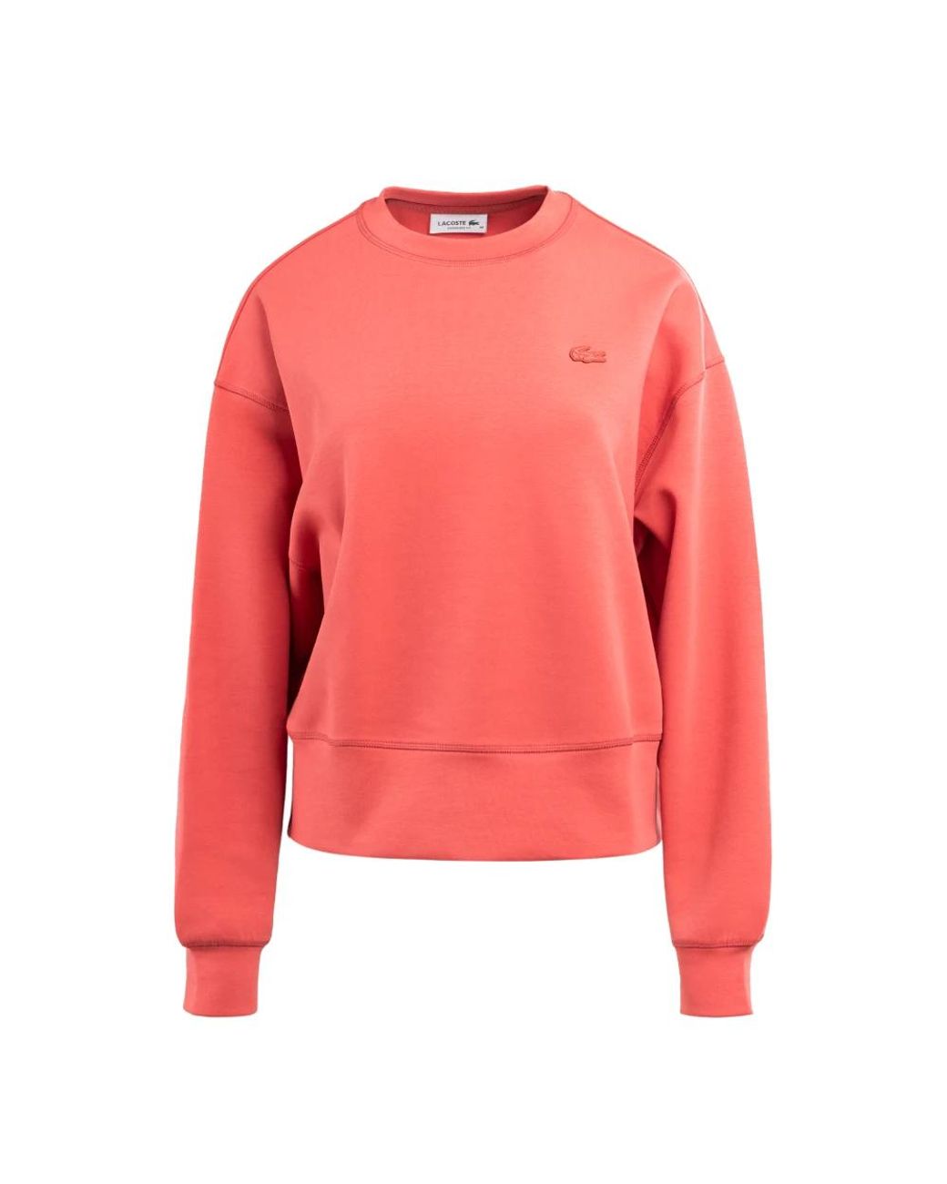 Lacoste Hoodies & Sweatvesten ,Rood ,Stijlvol Sweatshirt in het Pink
