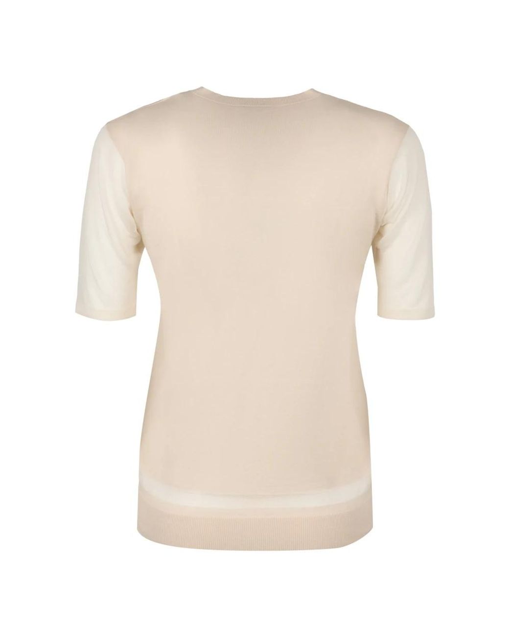 Agnona Natural Round-Neck Knitwear