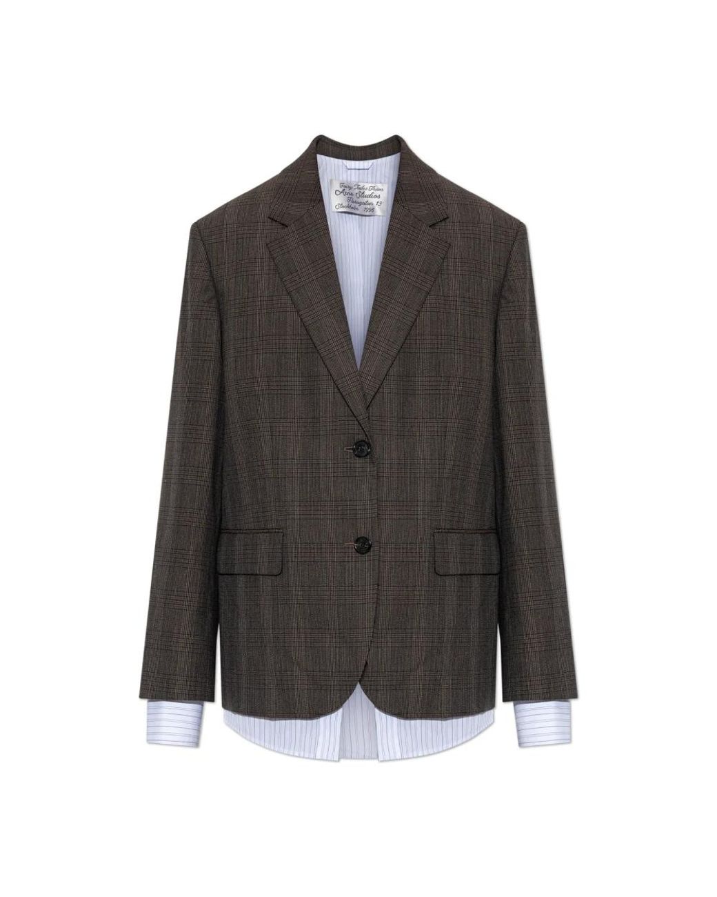 Blazers Acne en coloris Black