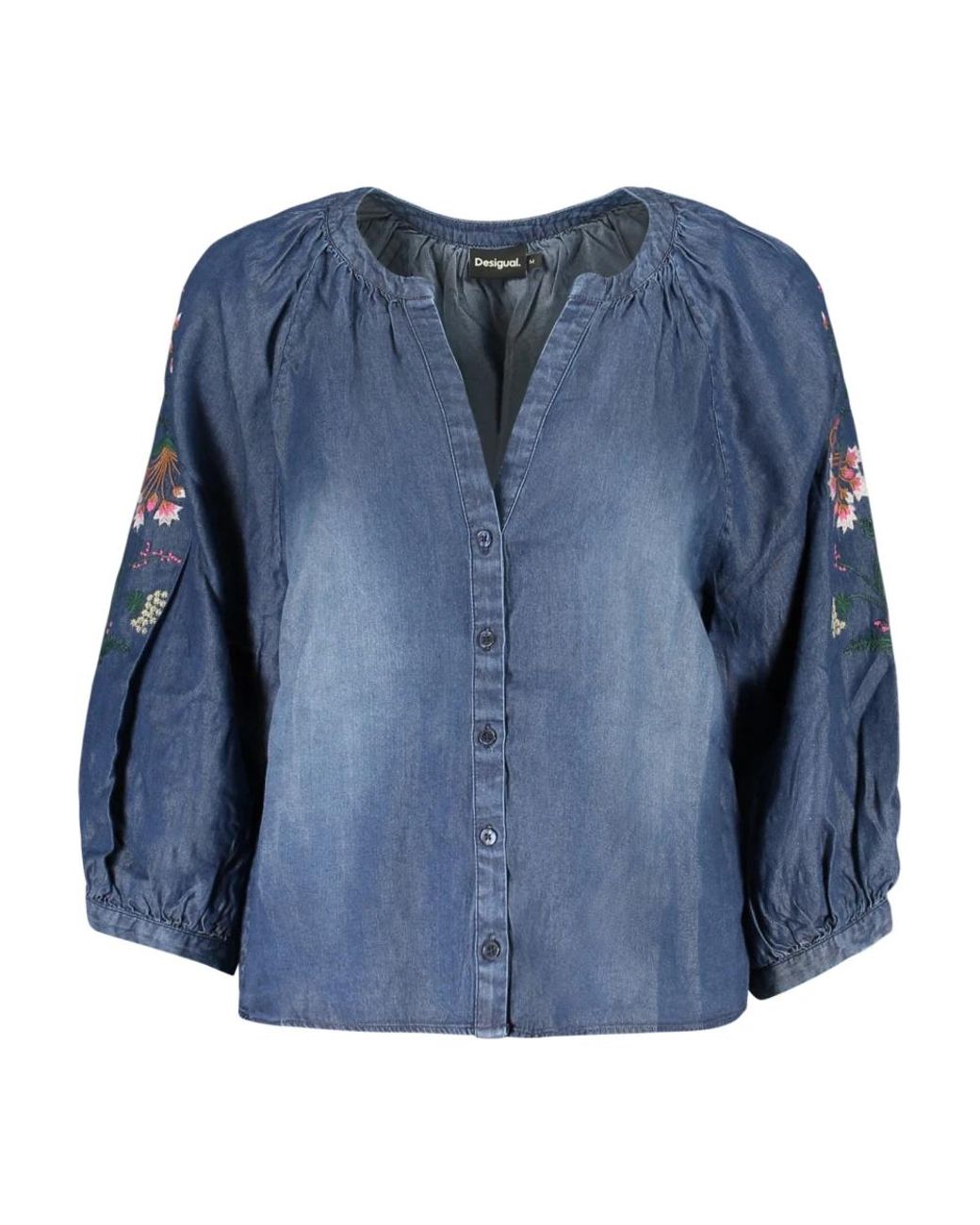 Desigual Blue Denim Shirts