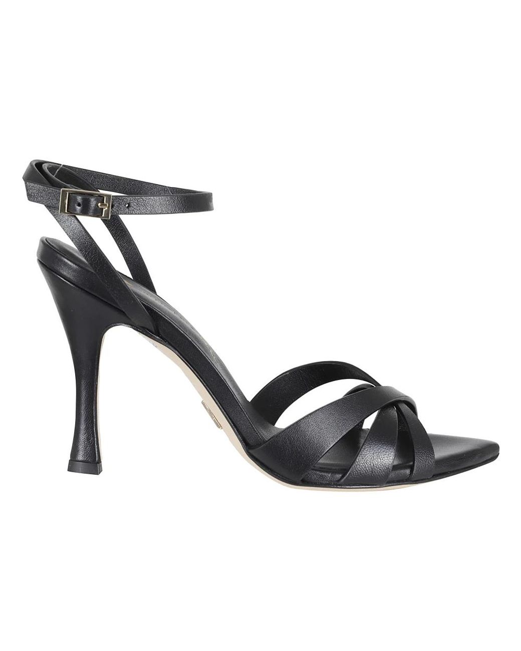Giampaolo Viozzi Black High Heel Sandals