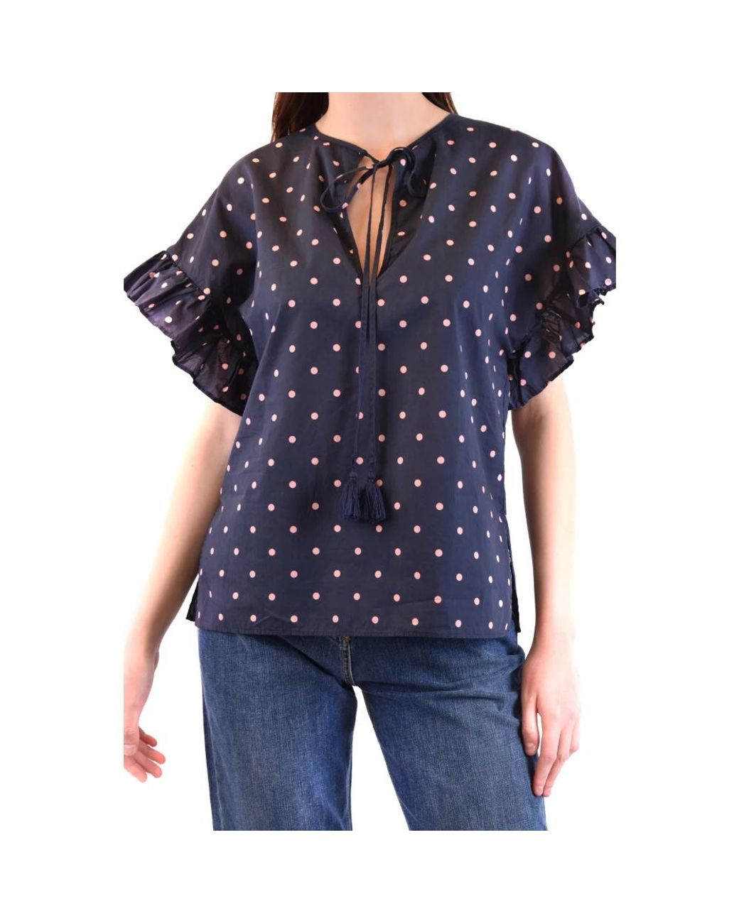 P.A.R.O.S.H. P.A.R.O..H. Damesblouse in het Blue