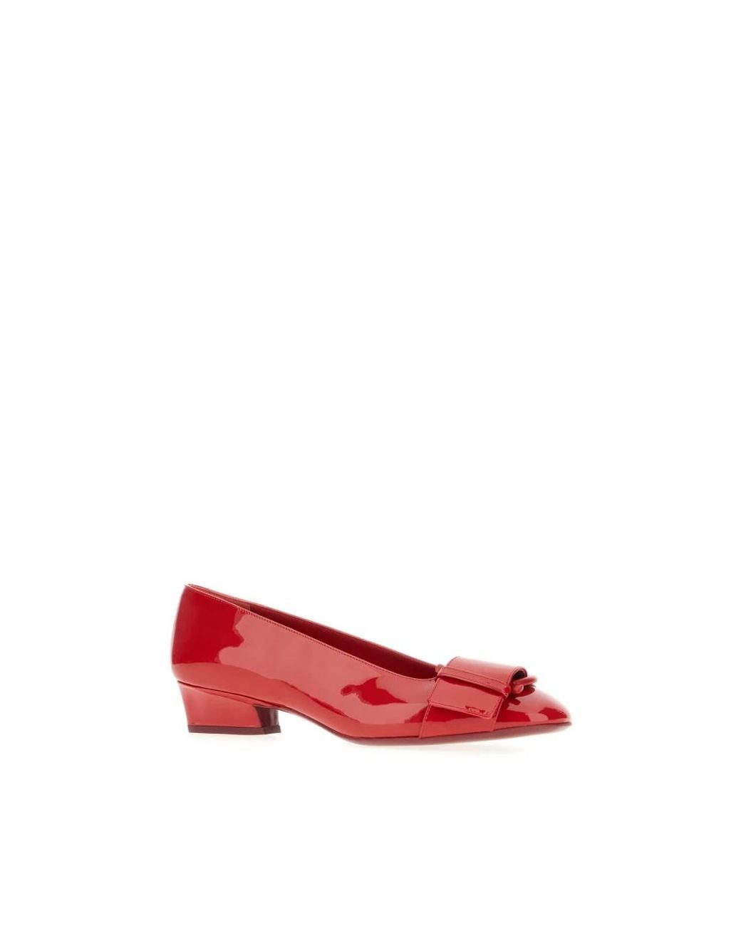 Ferragamo Red Pumps