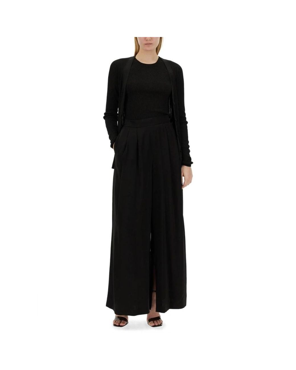 Fabiana Filippi Black Sleeveless Tops