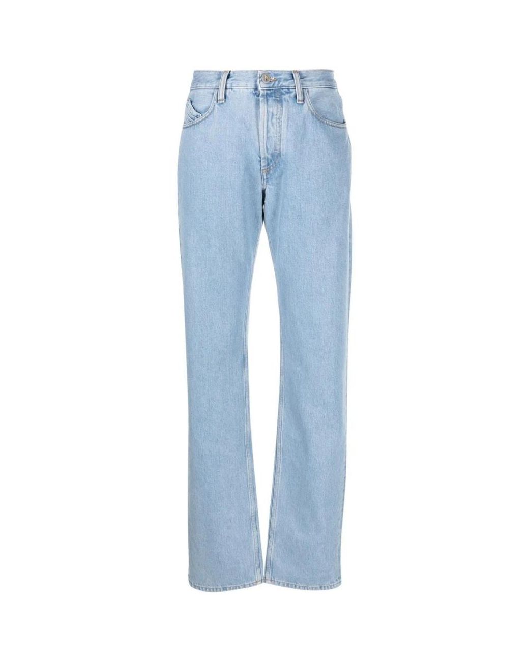 The Attico Blue Straight Fit Jeans