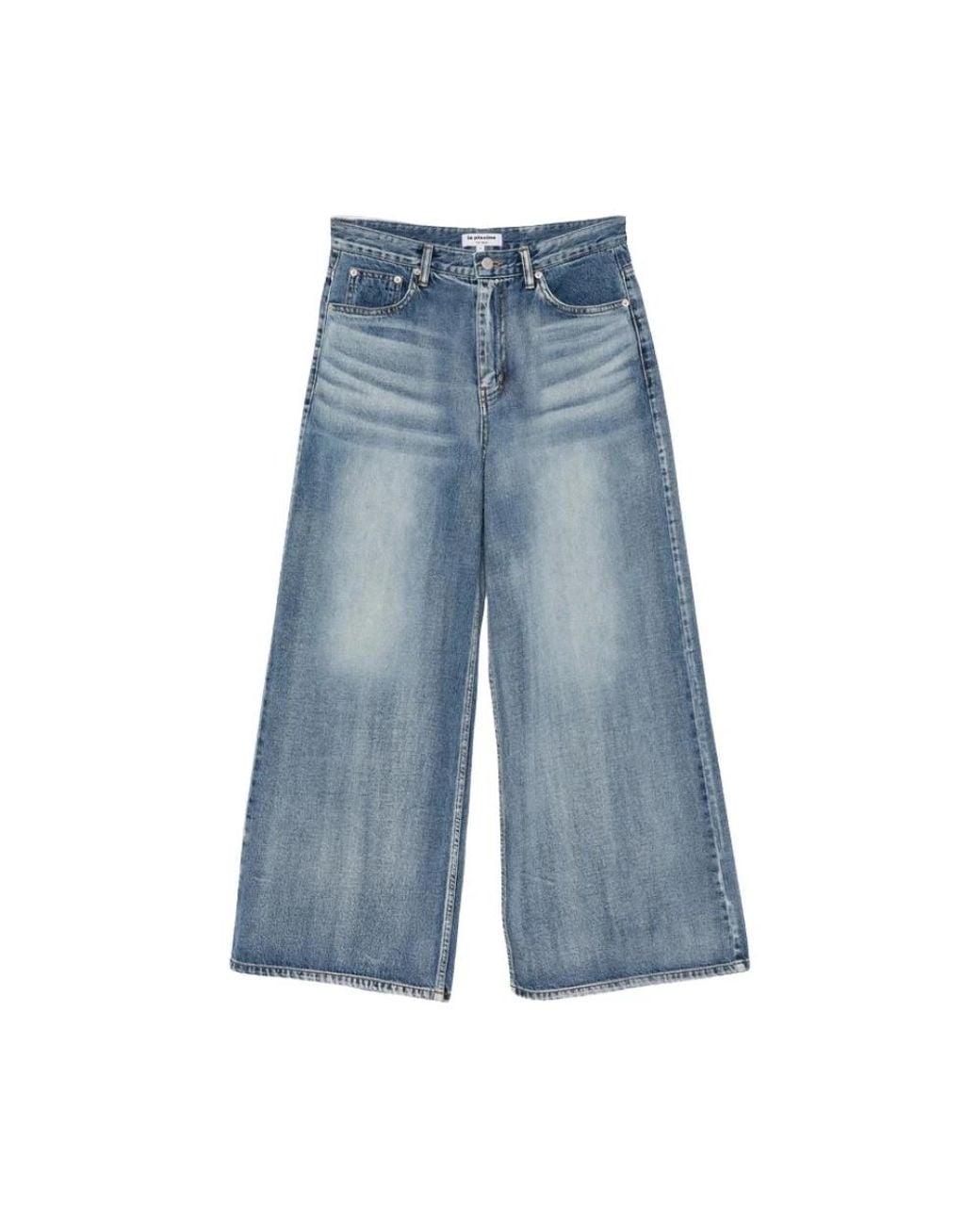 LA PISCINE Blue Wide Jeans