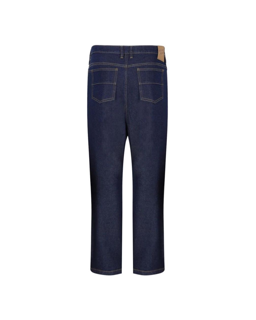 Maison Kitsuné Blue Straight Jeans for men