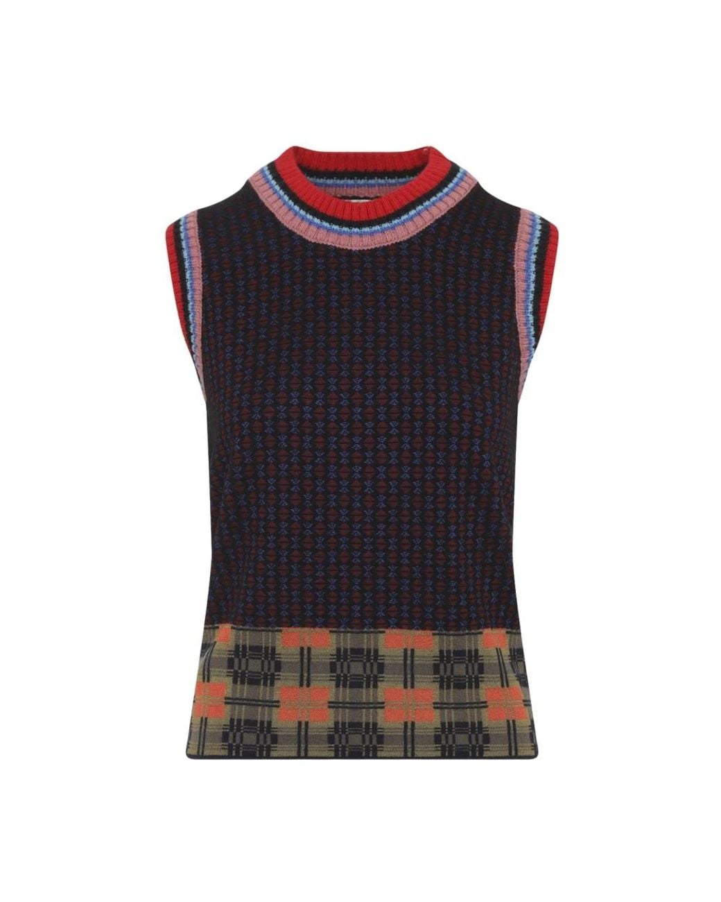 Dries Van Noten Black Round-Neck Knitwear