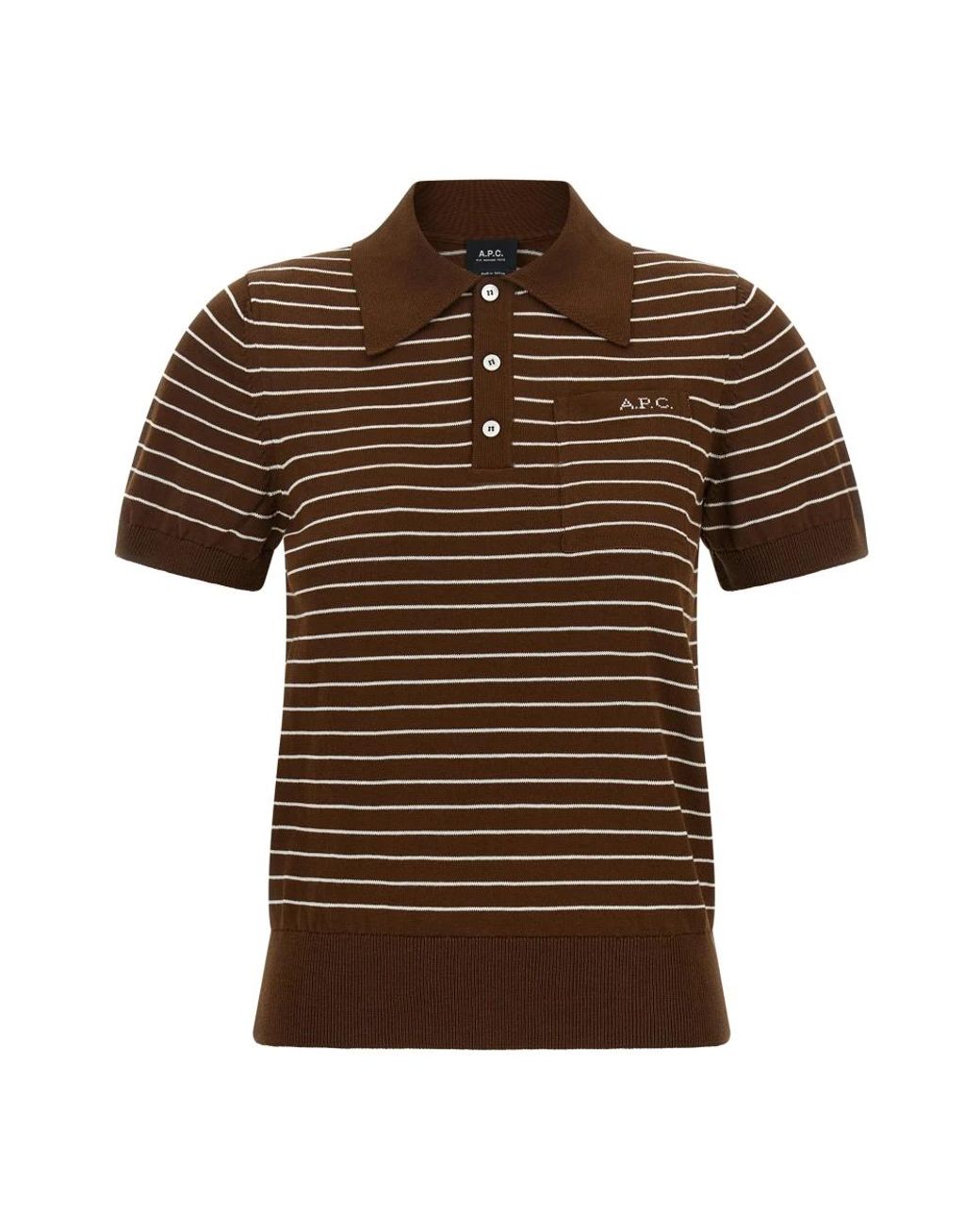 A.P.C. Aline Polo in het Brown