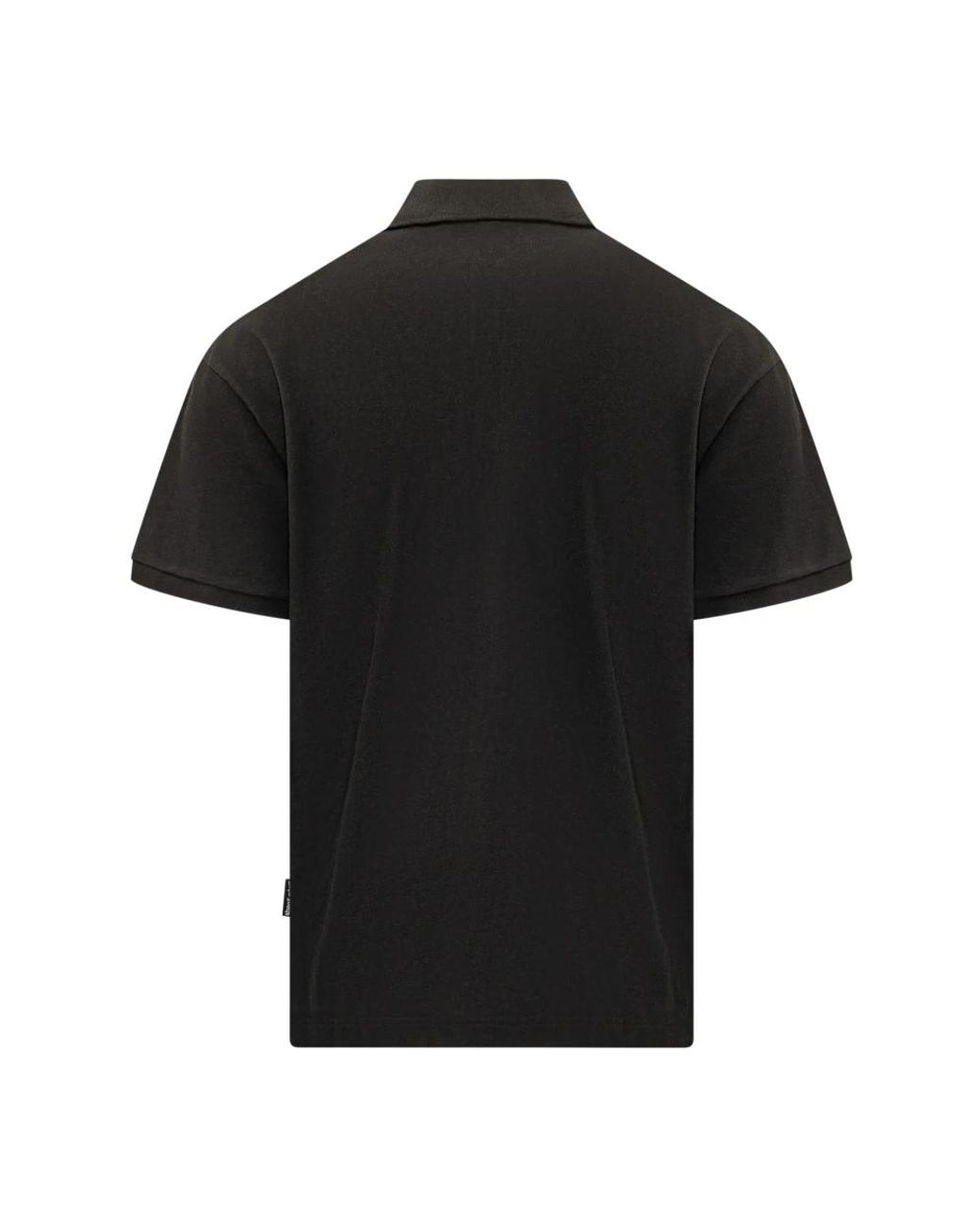 Palm Angels Black Polo Shirts for men