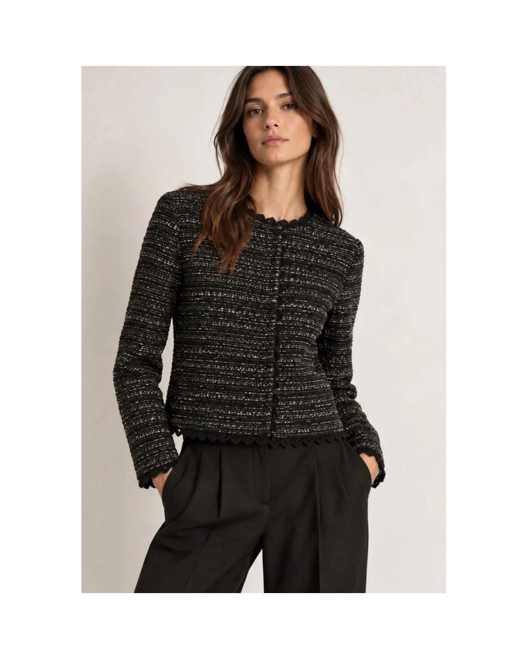 iBlues Black Tweed Jackets
