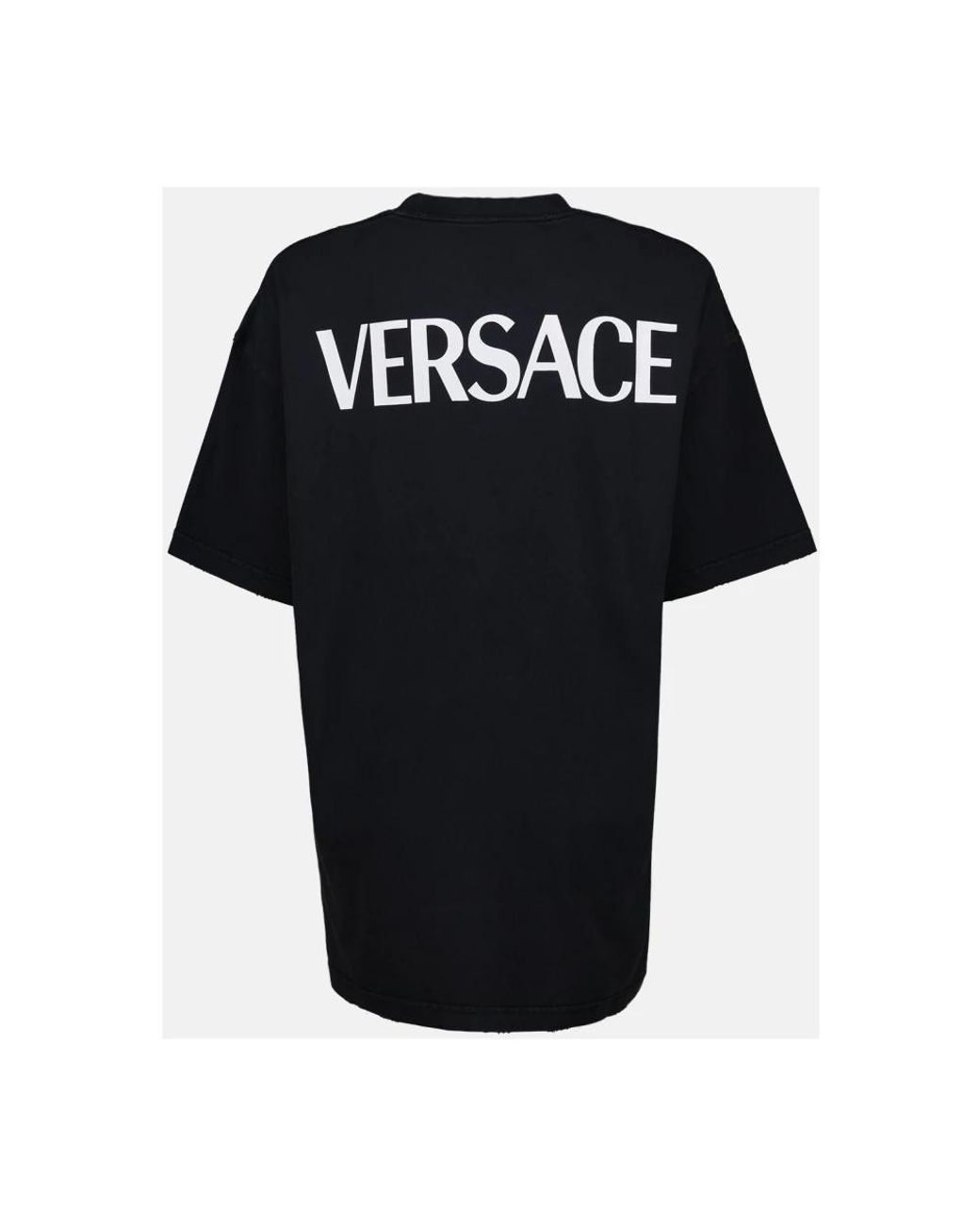 T-Shirts Versace de color Black