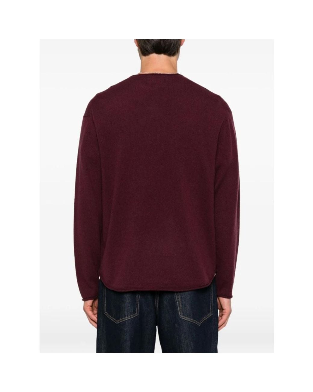 Guest In Residence Purple Round-Neck Knitwear