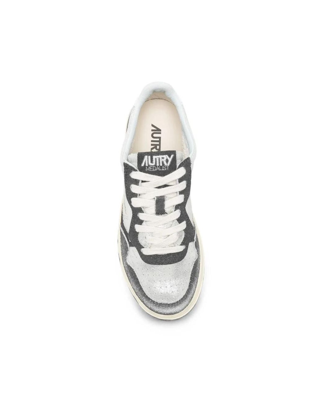 Autry White Medalist Sneakers